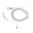 thumbnail image 1 of Pet Bird Leash Parrot Foot Chain Anillo de tobillera de entrenamiento de acero plástico para saliente Cuerda de 5 m. Y anillo de tobillera de talla 10 Zulema Cuerda elástica de aves loro, 1 of 8