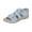 Light Blue, variant on Wedge Sandals for Women Women's Plush Open-toe Comfortable Soft Warm Home Slippers