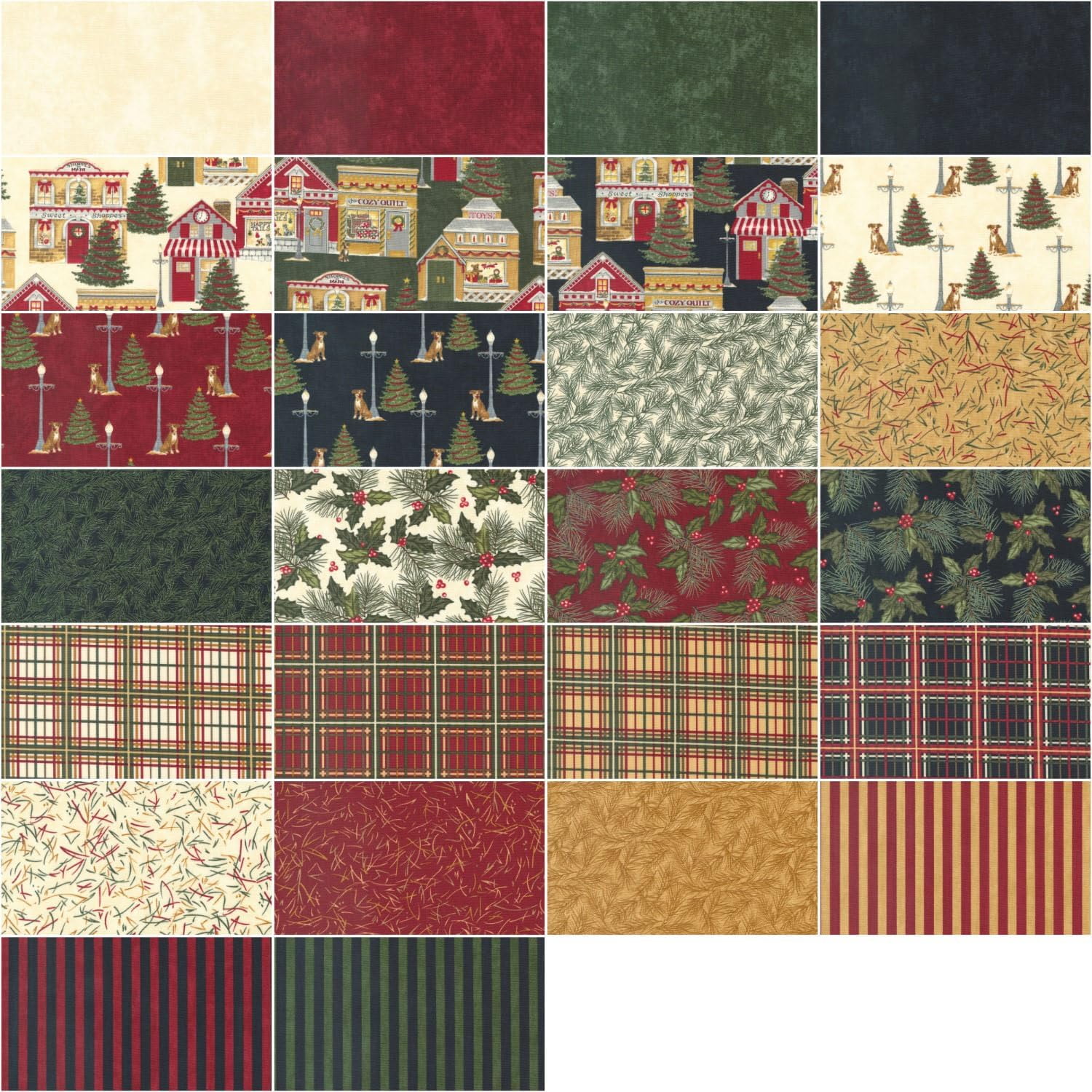 Moda - Shoppes On Main Jelly Roll by Holly Taylor 40 pcs