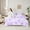 Purple 01, variant on Manfei Girly Pink Bowknot Twin Bedding Sets 7-Piece for Girls, Kawaii Love Heart Bedding Comforter Set, Cherry Blossoms Reversible Sheet Sets, Microfiber Bedroom Decor