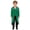 Dark Green, variant on Kids Fake Two Piece Tailcoat Retro Gold Buttons Solid Color Victorian Jacket Black 6