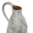 thumbnail image 5 of DecMode 14" Handmade White Ceramic Vase with Terracotta Accents, 5 of 10