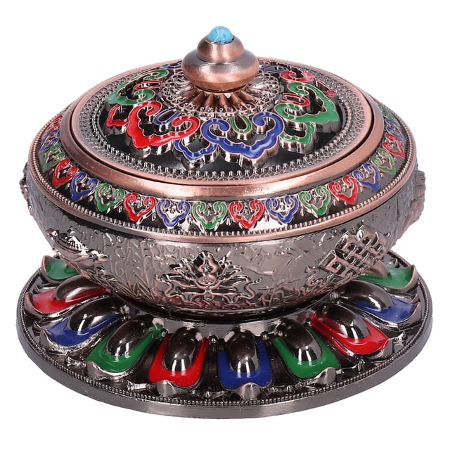 Soporte De Incienso, Quemador De Bobina De Incienso Fuerte Dureza Y Duradero Quemador De Incienso Vintage Soporte De Incienso De Aleación De Cobre Para Casas De Té Para Oficinas ANGGREK Quemador de incienso