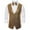 Gold, variant on Men'S Suit Vest Slim Fit Business Wedding Waistcoat Sleeveless Tank With Cravat Men'S Dress Shirts Black M