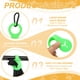 thumbnail image 3 of Clip para bolsas de excremento de perro Uxcell, soporte para dispensador, ligero y duradero, silicona, (Verde, 2 Pcs), 3 of 7