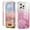 Pink, variant on Dteck Case for iPhone 16 Plus,Full Body Protection Case Marble Pattern Slim TPU+PC Built-in Screen Protector Shockproof Back Cover for iPhone 16 Plus,Purple