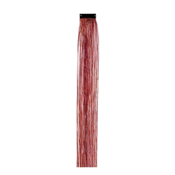 Sparkly Heat Glitter Fairy Hair Extensions Long Party Festival Tape In For Girls Styling