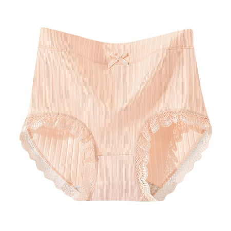 

Sehao Womens High Waisted Underwear Lifter Underwear High Waisted No Show Panties Gifts Beige 2XL