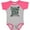 Baseball Heather and Hot Pink, variant on Inktastic Bow Hunting Crawl Walk Hunt Boys or Girls Baby Bodysuit
