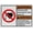 Warning Sign 1, variant on Industrial ANSI Vertical MRI X Ray Microwave Warning Sign - 8"x12" Weatherproof, UV Resistant for Indoor/Outdoor Workplace (X-Ray in use)