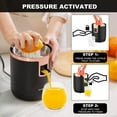 thumbnail image 7 of Evoloop Electric Citrus Juicer with 2 Size Cones, Matt Black, 7 of 7