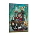 thumbnail image 1 of Dalia y el libro rojo Cuadro decorativo colgante - Arte de pared - Póster enmarcado - Decoración de pared - Regalos para familia, amigos y aficionados 20*30 cm, 1 of 6