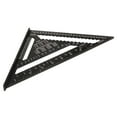 thumbnail image 4 of 12 Inch Rafter Square Aluminum Alloy Metric Triangle Ruler Double Scale Triangle Protractor Layout Gauge, 4 of 8