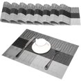 thumbnail image 1 of Manteles individuales YONGSHENG juego de 8 lavables resistentes al calor y al desgaste 30x45cm, 1 of 5