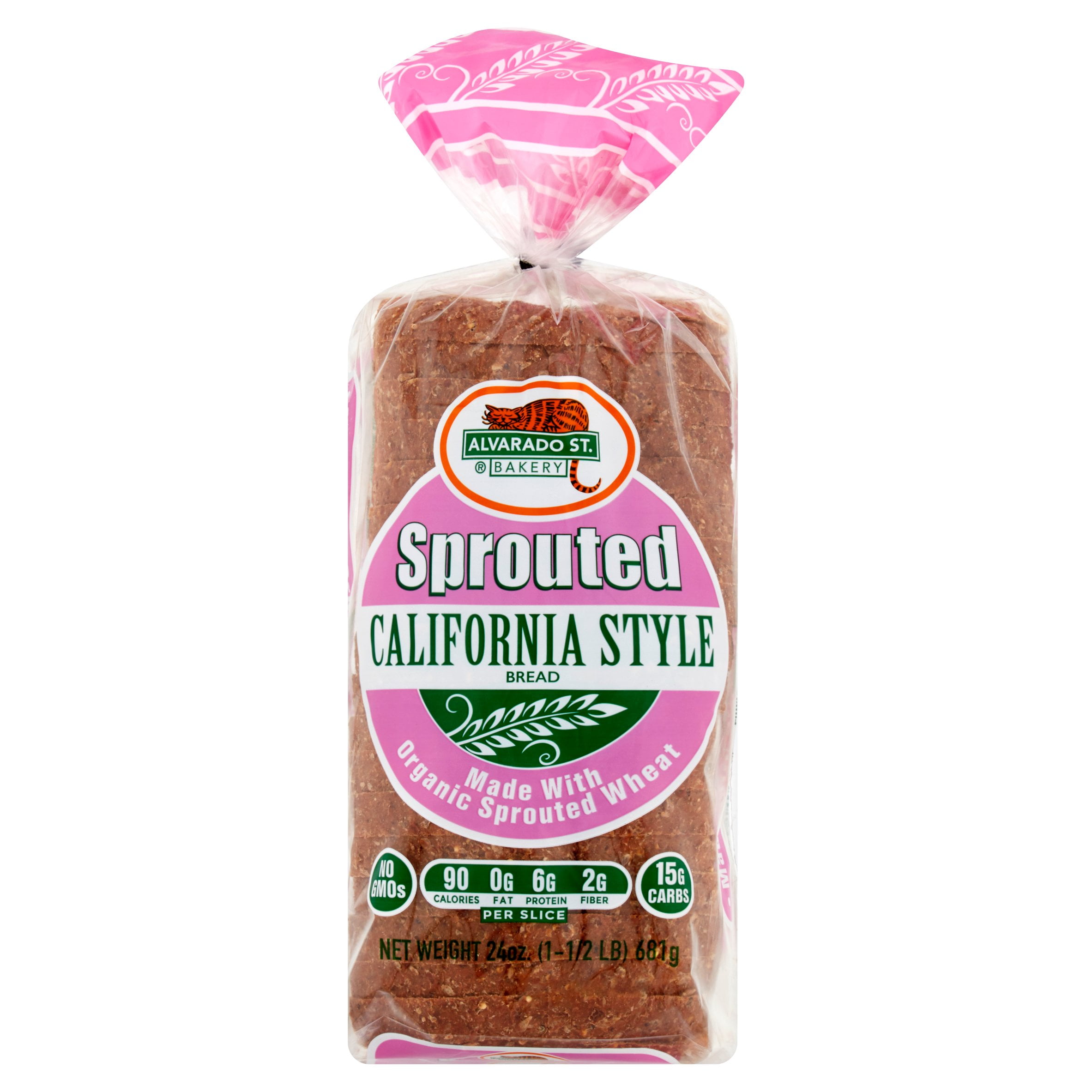 Alvarado St. Bakery Freshly Sprouted Wheat California Style Bread, 24