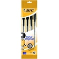 thumbnail image 1 of Bolígrafo BIC Cristal Black de punta media (1,0 mm) x4, 1 of 4