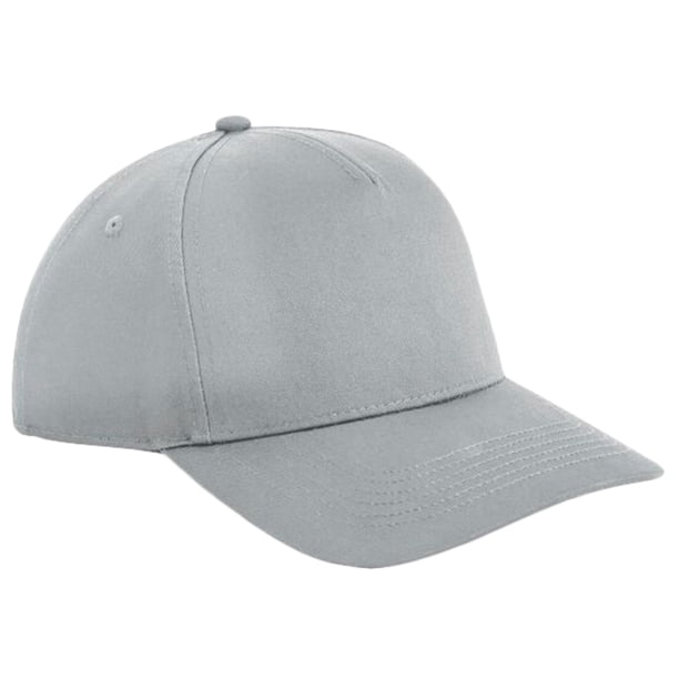 Beechfield - Gorra Ajustable Urbanwear 5 Paneles (Gris Claro)
