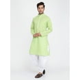 thumbnail image 4 of Mens Indian Wear Handmade Pure Cotton Light Weight Ethnic Kurta Salwar Set, 4 of 4