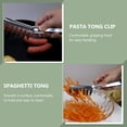 thumbnail image 2 of 2Pcs Spaghetti Tongs Pasta Tongs Teeth Shaped Noodles Pasta Clip Cooking Tool, 2 of 6