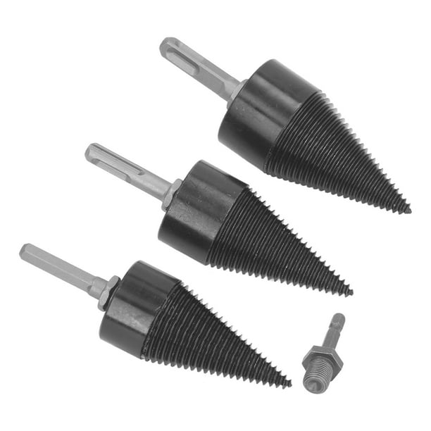 Broca Dividida Para Leña, 32 Mm, 42 Mm, 50 Mm, Broca Divisora de Cono, Diseño Desmontable, Resistencia Al Desgaste Para El Hogar Y La Granja