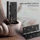 thumbnail image 5 of Stainless Steel Door Hinge, 2 Pcs Door Hinges Folding Hinges Stainless Steel Hinges 3mm Thickness Hinge, For Interior Solid Doors (black) Shibaod, 5 of 5