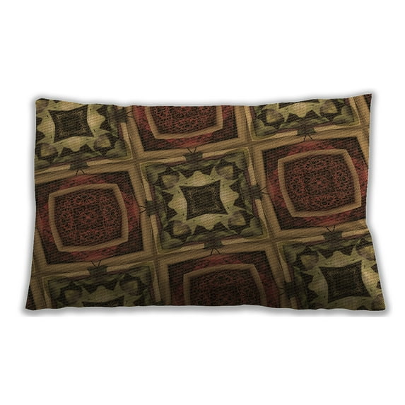 Ahgly Company Indoor Rectangular Contemporary Lumbar Throw Pillow, 13 inch by 19 inch