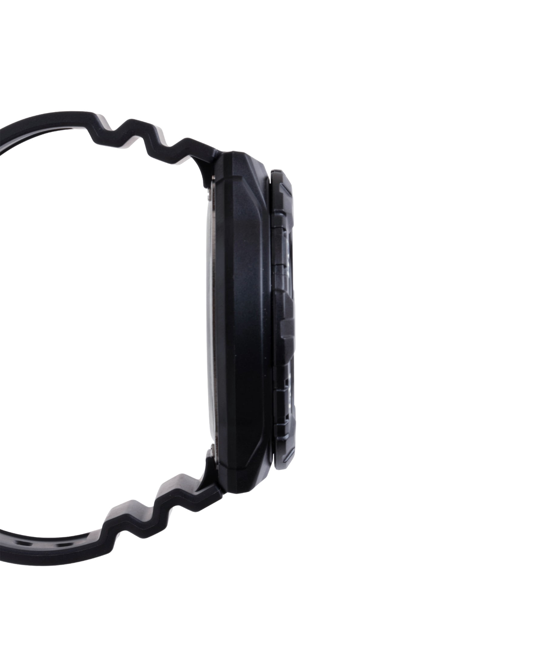 麻酔銃時計風　QUARTZ WATER RESIST　LIANDA Casio Men's Quartz Watch with Black Resin Strap, 44.6mm Face, 100M