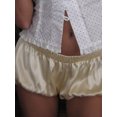 thumbnail image 4 of Rdhnmea Women Bloomer Shorts, Elegant Low Waist Solid Summer Casual Shorts, 4 of 7