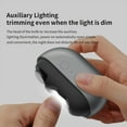 thumbnail image 4 of Smart Nail Clippers, Electric Toenail Clippers for Seniors and Babies, 2026 3-in-1 Electric Nail Clippers and Polisher (with LED Light, USB Port, and Nail Clipper Storage Case) (Black), 4 of 16