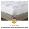 thumbnail image 4 of BNM Down Alternative 2 Inch Mattress Topper, Twin, White, 4 of 12