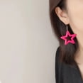 thumbnail image 4 of WINDLAND Fashion Dangle Earrings Y2K Hollow Acrylic Star Pendant Earrings Party Jewelry, 4 of 20