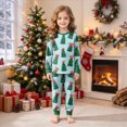 thumbnail image 2 of sdbrld Girls Christmas Pajamas PJS Set Sleepwear Long Sleeve Jammies for Kids Nightwear Loungewear Sizes 5-6 Years, 2 of 9