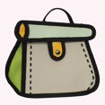 thumbnail image 3 of 635 Animación Dibujos Animados 2D Bolso Pequeño Bidimensional Bolso Pastel Bolso Cruzado Un Hombro Lindo Bolso Cómico Graffiti (verde) Verde, 3 of 9