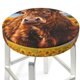 thumbnail image 3 of Balery Cloud Sky Sunflower Cow Fundas de asiento para taburete de bar redondo de tela de terciopelo ajustables que protegen de arañazos y manchas para sillas de 14 a 17 pulgadas.-14 inch, 3 of 7