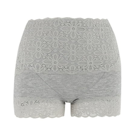 Jalioing Lace Bottoms Pant Womens High Waisted Boyshorts Seamless Boxer Underwear Under Dress