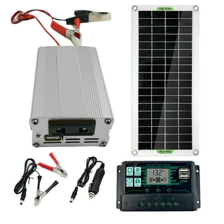 200W Solar Panel Kit 12V to 220V Battery Charger with 100A Controller New A7 M5K3 By NZRUANE