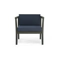 thumbnail image 6 of GDF Studio Cornelius Outdoor Acacia Wood Club Chairs with Cushions, Set of 2, Gray and Dark Gray, 6 of 6