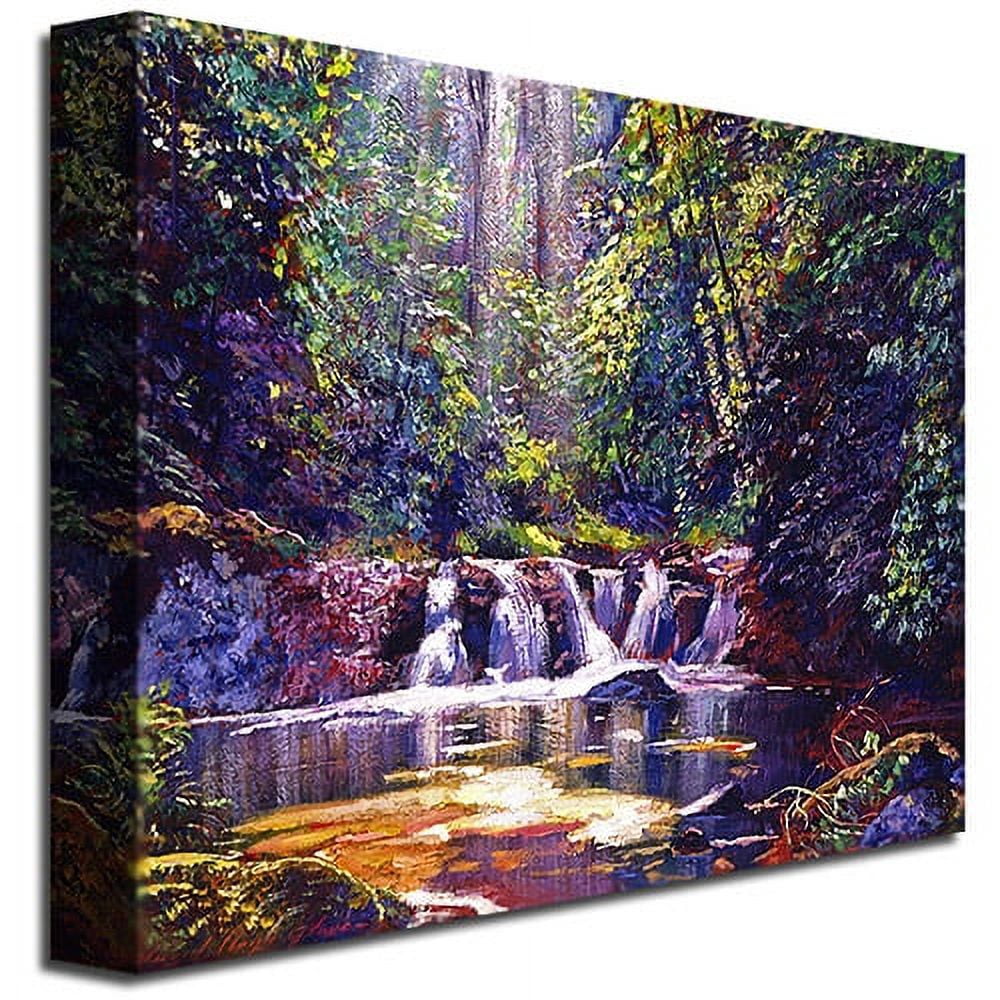 Trademark Art "Foaming Water Forest" Canvas Wall Art by David Lloyd Glover