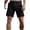 Black, variant on Men's Casual Golf Shorts Quick Dry Lightweight 7" Inseam Short Pants, Flat Front Elastic Waistband Summer Shorts with Belt Loops & Pockets for Travel Work Performance