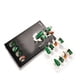 thumbnail image 5 of 24 uñas postizas con diseño de armadura brillante blanca y verde de San Patricio, 5 of 9