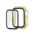thumbnail image 1 of YSTINNG 2 Pack Hard PC Case with Tempered Glass Screen Protector for Apple Watch Series 8/7 Ultra-Thin Scratch Resistant A311-001, 1 of 4