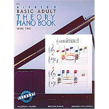 Alfred 00-2118 Basic Adult Piano Course- Theory Book 2 - Music Book