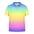 thumbnail image 7 of Babcutegg Uniform for Kid Boys Campus Style Lapel Short Sleeve Back to School Wear Boys Summer Shirts Blue Size 9-10 T, 7 of 7