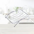 thumbnail image 4 of 1pc Stainless Steel Soap Dish Holder No Drilling Shower Soap Sponge Holder for Bathroom Kitchen(Square Shape), 4 of 5