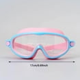thumbnail image 3 of YfiDSJFGJ Children's Large Frame Waterproof and Anti Fog Swimming Goggles, 2025 Summer Wide View Swimming Goggles for Boys Girls,Light Blue, 3 of 4