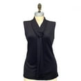 thumbnail image 1 of Executive Apparel 2440 Women's The Brianne Bow Blouse-Black-XL, 1 of 2