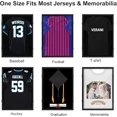 thumbnail image 3 of Jersey Frame Display Case - Football Jersey Shadow Box - Jersey Display Frame with 98% Uv Protection Acrylic and Metal Hanger for Baseball Basketball Soccer Hockey Sport Shirt and Uniform, Black，3pc, 3 of 7