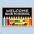 thumbnail image 2 of CafePress - WELCOME BACK TO SCHOOL BUS Body Suit - Long Sleeve Cotton Baby Bodysuit, 2 of 4