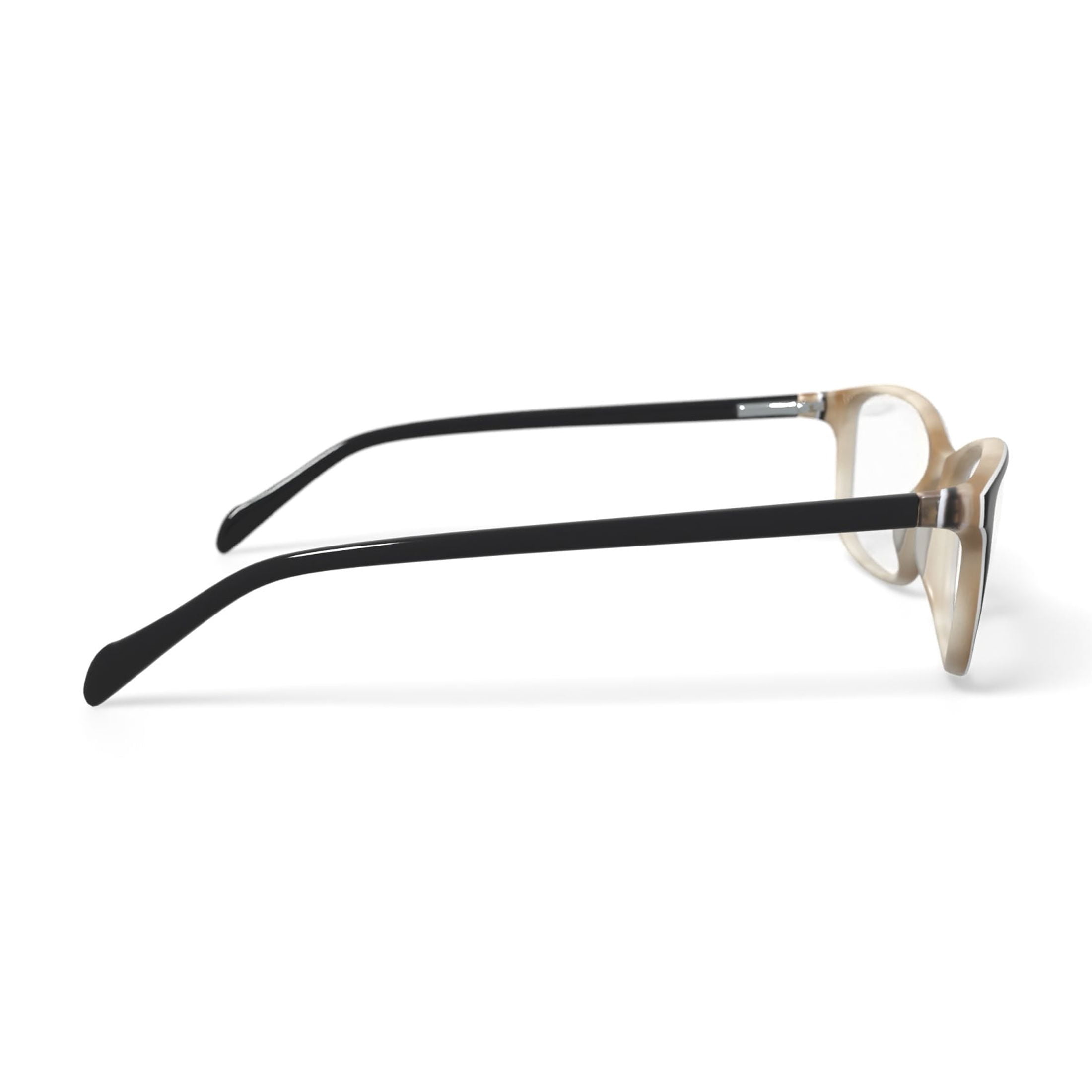 Laura Ashley Women's Lily Rectangular Prescription Eyeglasses with Case, Brown
