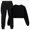 C103-Black, variant on Toddler Baby Girl Checked Print Long Sleeve Sweatshirt Top Jogger Pants Set Cute Fall Winter Clothes Set Outfits 6-12 Months 12-24 Months 2t 3t 4t 5t 6t 7t 8t 9t Children(Black,3-4 Years)